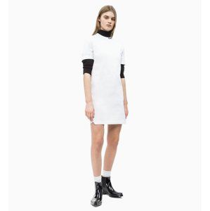 Calvin Klein dámské bílé bavlněné šaty - XS (112)